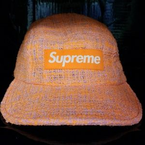Supreme SS18 Bouclé Camp Cap